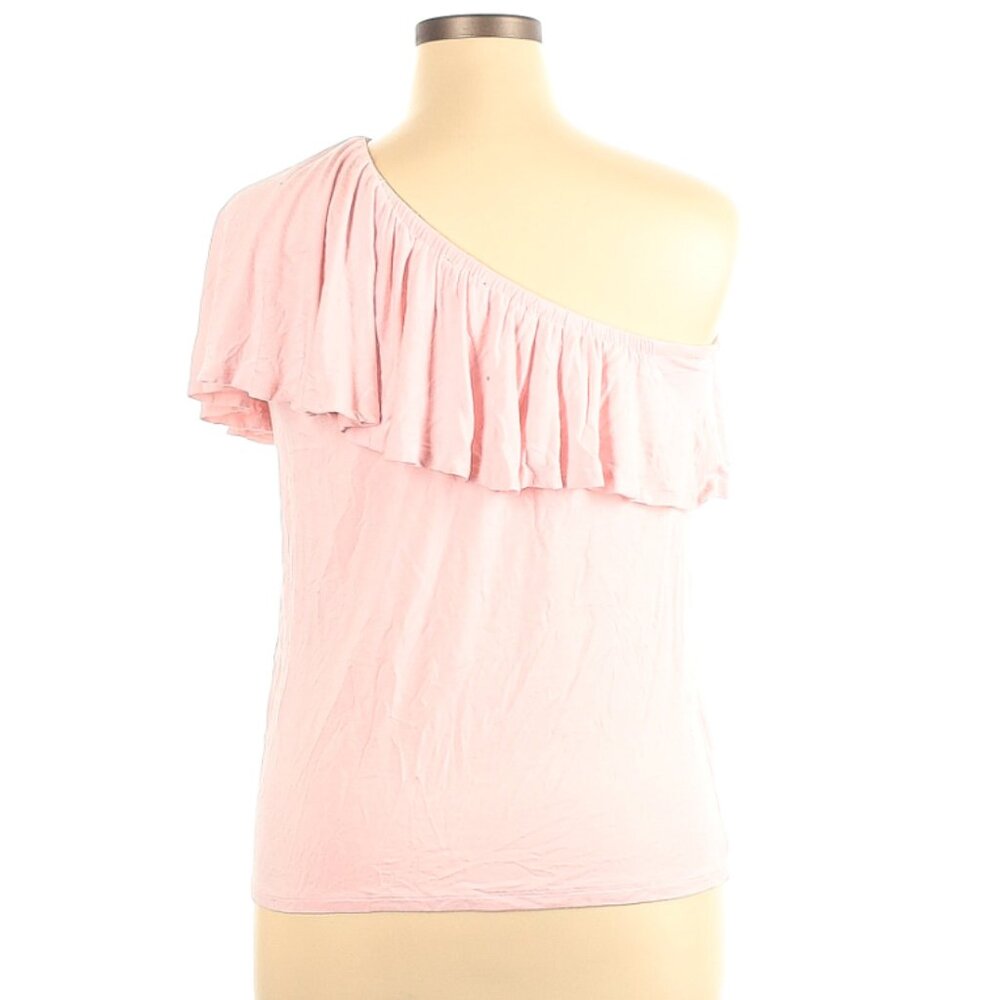 #11 Pink One Shoulder Top